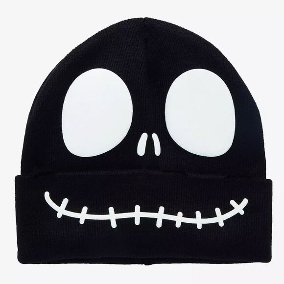 Nightmare Before Christmas Jack Skellington Glow in the Dark Beanie Unisex - Picture 2 of 5